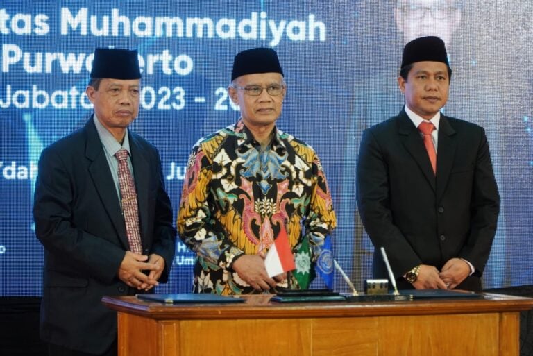 PP Muhammadiyah sampaikan Tahniah atas Dilantiknya Jebul Suroso sebagai Rektor UMP 2023-2027
