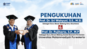 Pasang Suami Istri ini Dikukuhkan Menjadi Guru Besar di UMP