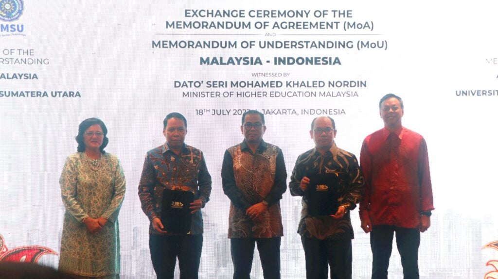 UMSU Kerja Sama dengan Malaysian Qualifications Agency (MQA) Disaksikan Menteri Pendidikan Tinggi Malaysia