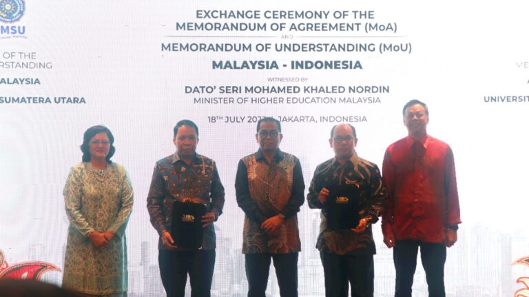 UMSU Kerja Sama dengan Malaysian Qualifications Agency (MQA) Disaksikan Menteri Pendidikan Tinggi Malaysia