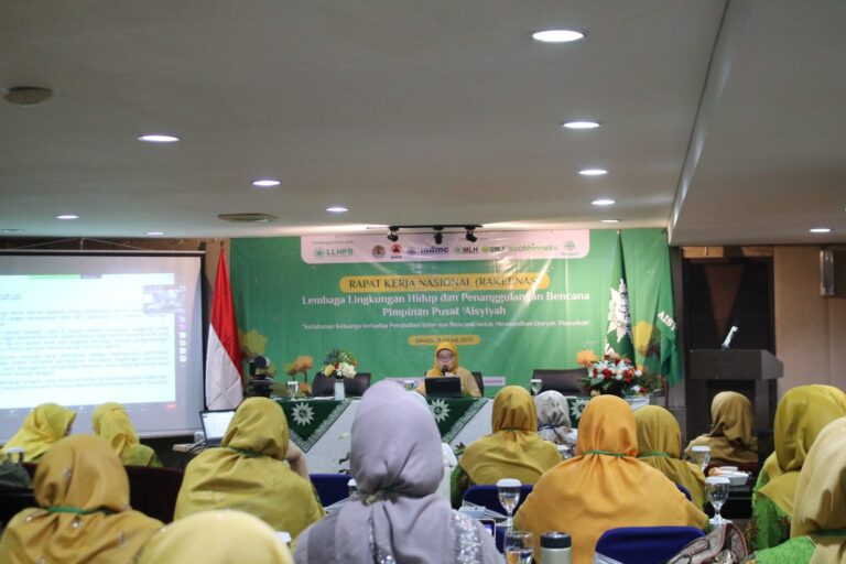 Rakernas LLHPB ‘Aisyiyah Dorong Ketahanan Keluarga terhadap Perubahan Iklim dan Bencana