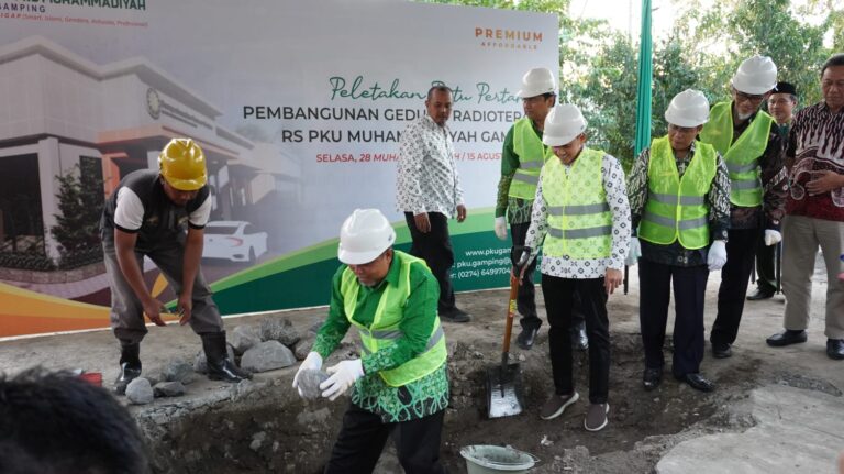 Groundbreaking Gedung Radioterapi PKU Gamping, dr. Agus : Islam Berkemajuan Menjadi Teladan