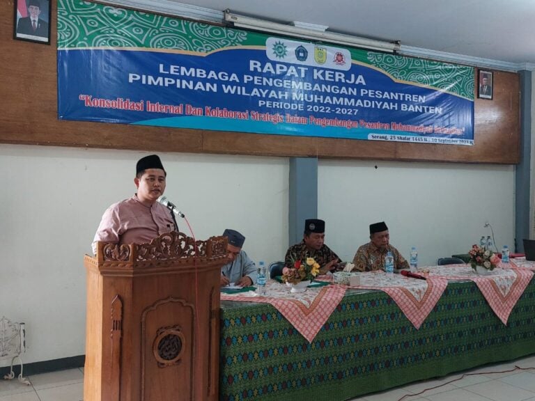 Rancang Sistem Agar Pesantren Muhammadiyah Konsisten Melahirkan Ulama, LP2 PWM Banten Gelar Rapat Kerja
