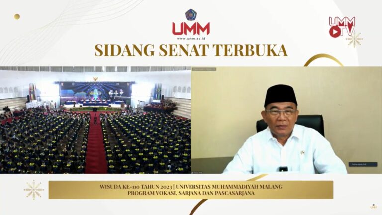 Dididik Sebagai Kader Bangsa, Alumni UMM Diminta Menko PMK RI Perkuat Wawasan Global