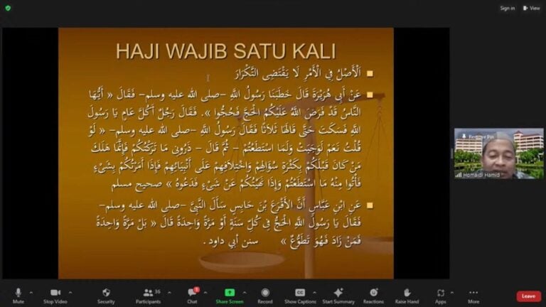 Pelaksanaan Haji Sebaiknya Dilakukan Sekali Seumur Hidup
