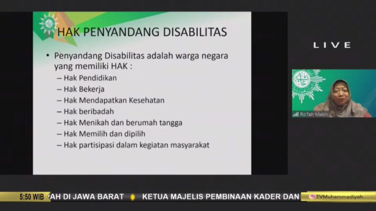 Difabel Memiliki Sejumlah Hak yang Mesti Dipenuhi