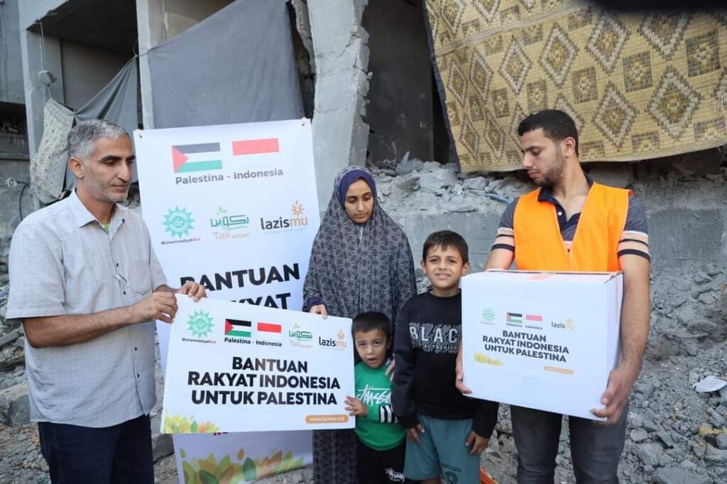 Bantuan Kemanusiaan Indonesia untuk Palestina Melalui Muhammadiyah Tiba di Gaza Palestina