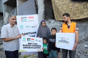 Bantuan Kemanusiaan Indonesia untuk Palestina Melalui Muhammadiyah Tiba di Gaza Palestina