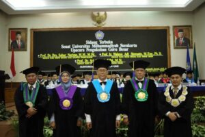 Tambah 3 Guru Besar Baru, Universitas Muhammadiyah Surakarta Kini Miliki Total 46 Guru Besar