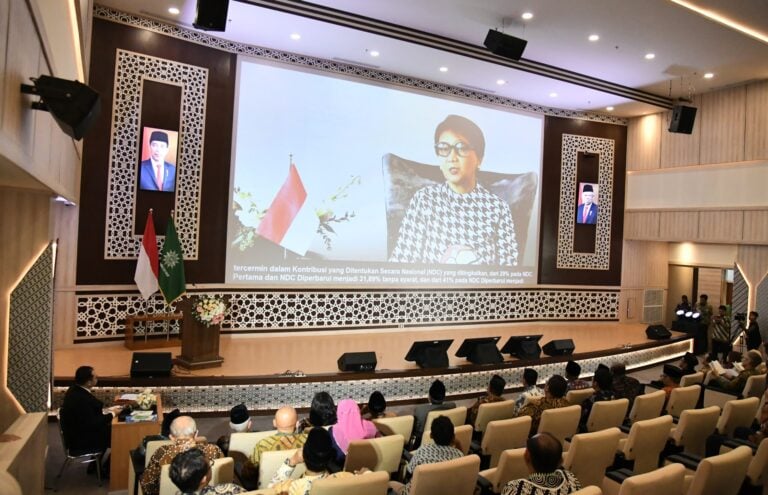 Menlu RI Retno Marsudi Sarankan Tiga Peran Bagi Ikhtiar Muhammadiyah Mengatasi Krisis Iklim Dunia