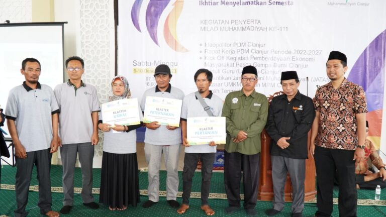 Muhammadiyah Lakukan Kick Off Pemberdayaan Ekonomi Penyintas Gempa Cianjur