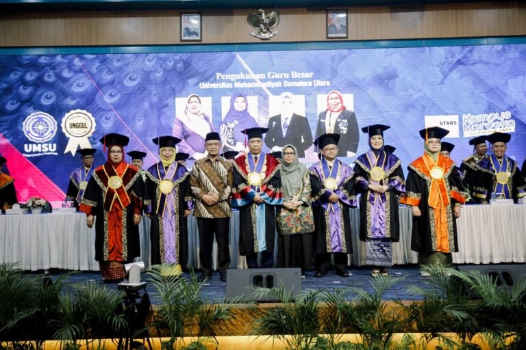 Empat Guru Besar Perempuan UMSU Dikukuhkan, Haedar Ingatkan Tanggung Jawab Membangun Masyarakat Ilmu