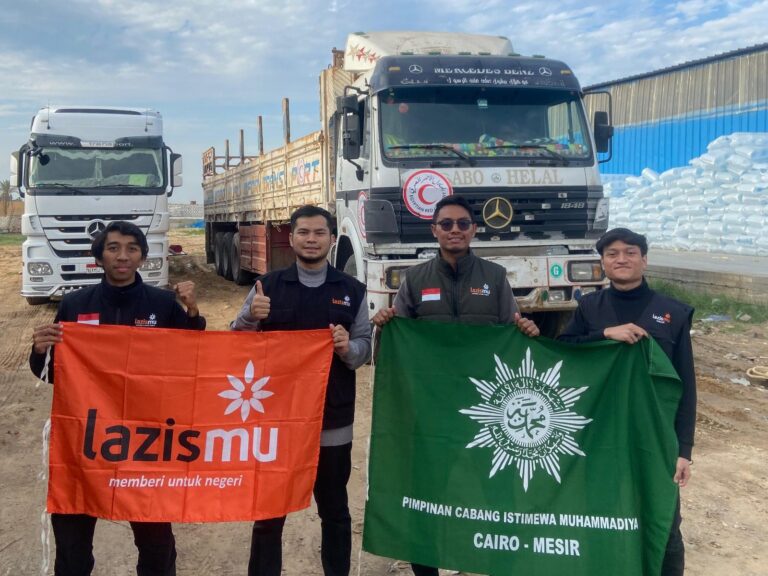Bantuan Muhammadiyah untuk Rakyat Palestina Tiba di Rafah