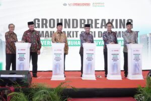 Haedar Nashir Resmikan Gedung 23 Lantai At Ta’awun Tower dan Groundbreaking RSGM UM Surabaya