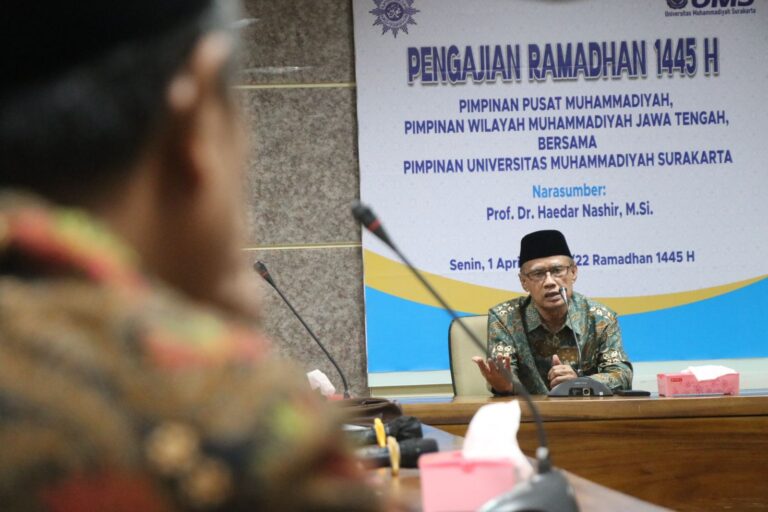 Haedar Sebut Tiga Agenda Penting yang Perlu Dilakukan Pimpinan Muhammadiyah