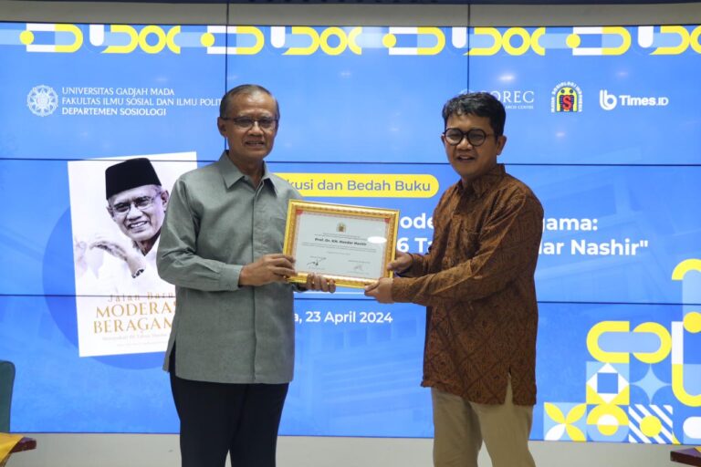 Haedar Nashir Ditetapkan Sebagai Anggota Kehormatan Ikatan Sosiologi Indonesia