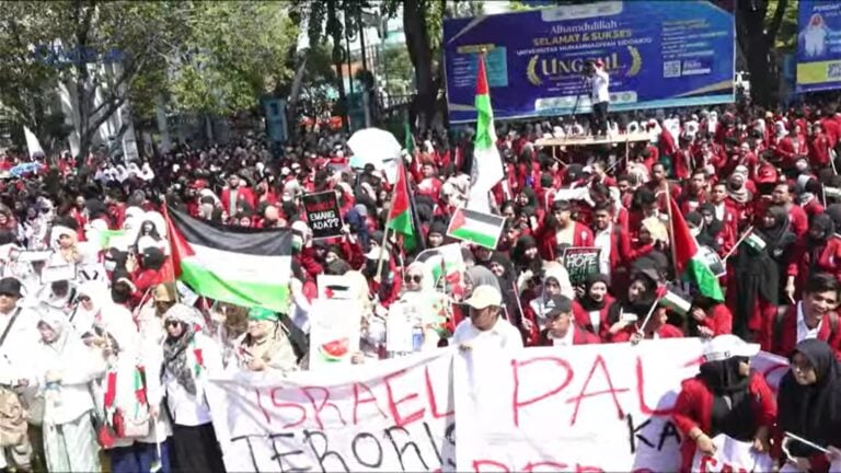 172 Kampus PTMA Serentak Gelar Aksi Bela Palestina