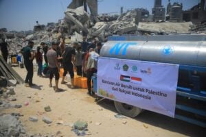 Muhammadiyah Salurkan Bantuan Air Bersih Bagi Ribuan Warga Palestina
