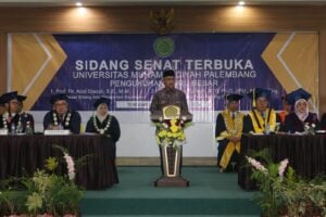 UM Palembang Kembali Tambah Guru Besar, Haedar Nashir Sampaikan Apresiasi