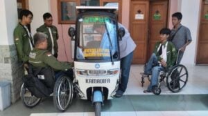 Kampus Muhammadiyah ini Rakit Motor Listrik untuk Mobilitas Mahasiswa Difabel