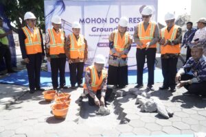 Haedar Nashir Lakukan Groundbreaking Gedung 12 Lantai Universitas Muhammadiyah Magelang