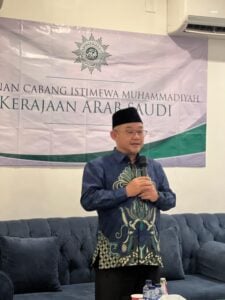 Hadiri Pengukuhan PCIM Arab Saudi, Abdul Mu’ti Sampaikan Tiga Pesan