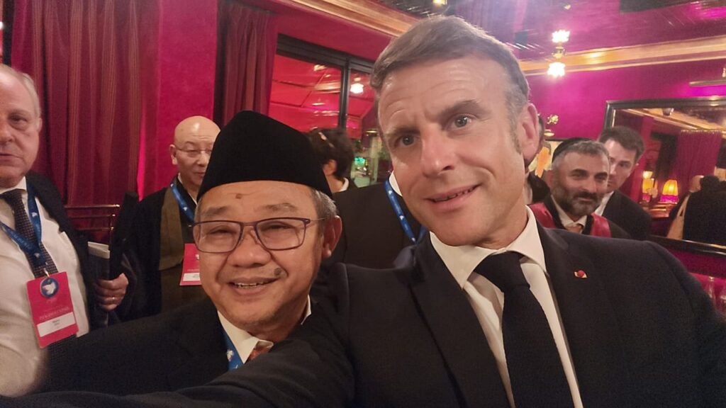 Di Hadapan Presiden Prancis, Abdul Mu’ti Paparkan Pengalaman Kerukunan di Indonesia