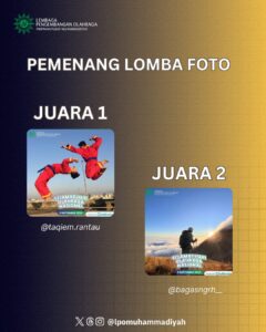 Memotret Kemenangan: Para Juara Lomba Foto Hari Olahraga Nasional 2024 LPO PP Muhammadiyah