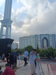 Dalam Sehari, Pusat Tarjih Lakukan Pengukuran Arah Kiblat di Sembilan Titik Lokasi