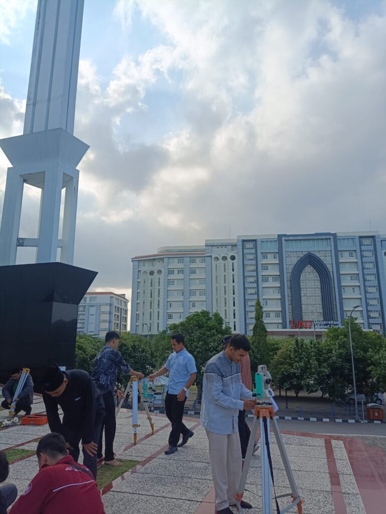 Dalam Sehari, Pusat Tarjih Lakukan Pengukuran Arah Kiblat di Sembilan Titik Lokasi