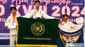 Mahasiswa Muhammadiyah Berhasil Sabet Medali Emas di Kejuaraan Jujitsu se-Asia Tenggara