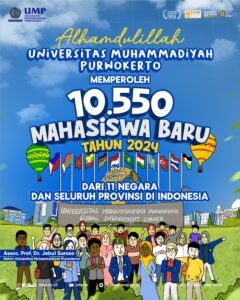 Universitas Muhammadiyah Purwokerto Terima 10.550 Mahasiswa Baru