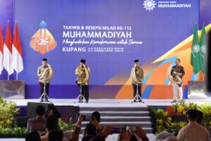 Di Depan Presiden Prabowo, Haedar Nashir Soroti Kemakmuran untuk Semua dalam Milad ke-112