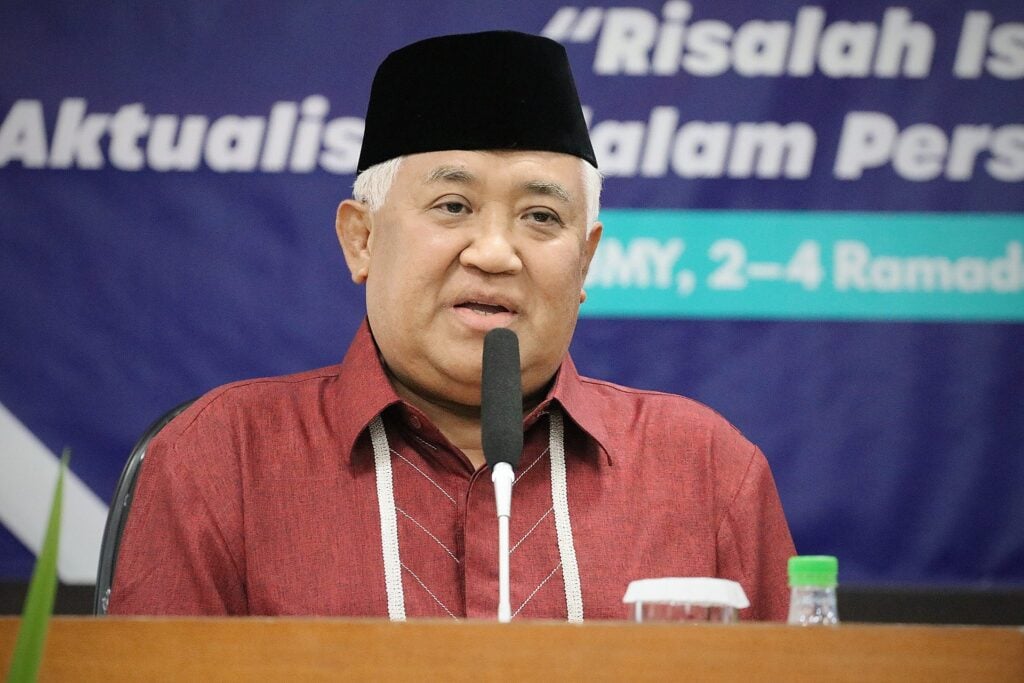 Din Syamsuddin Sampaikan Pesan Optimis Terkait Isu Perdamaian Global