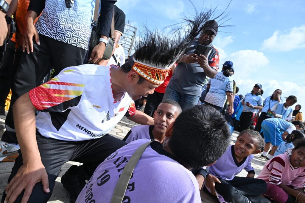 Senam Anak Indonesia Hebat Pecahkan Rekor MURI di Sorong