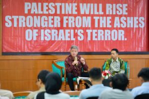 Dubes Palestina di Kampus Muhammadiyah Minta Indonesia Sebarkan Pesan Perdamaian Dunia