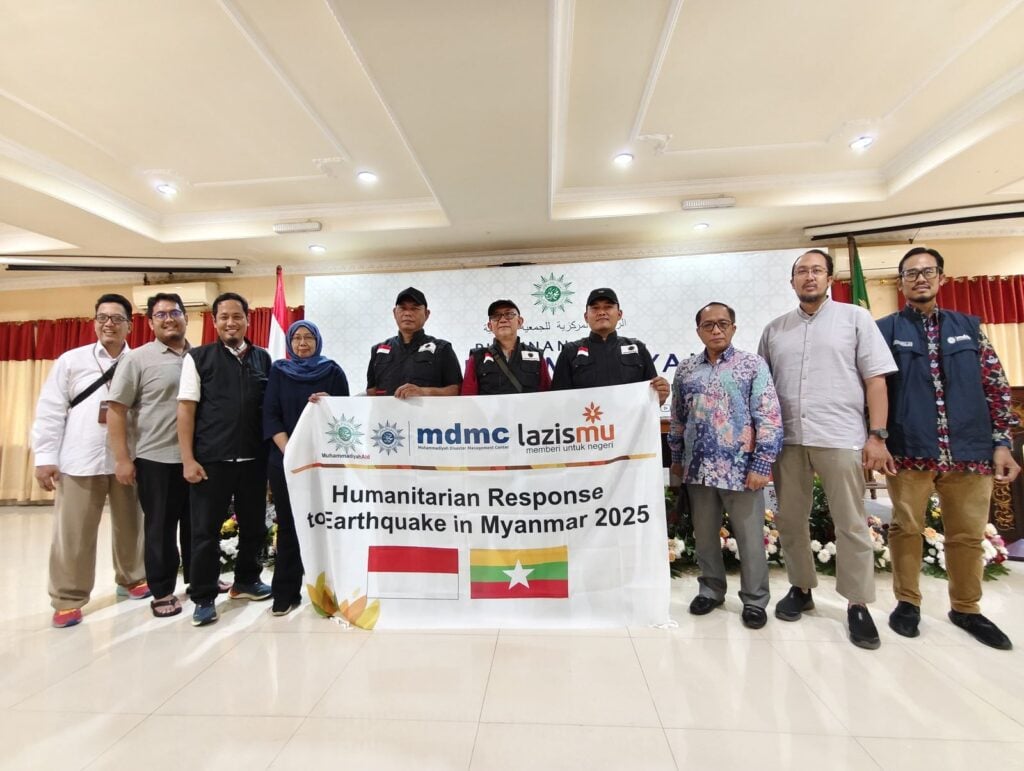 Muhammadiyah Kirim Tim Bantu Transisi Darurat Pasca Gempa di Myanmar