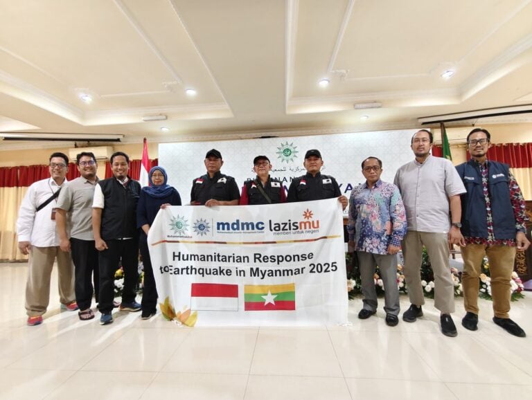 Muhammadiyah Kirim Tim Bantu Transisi Darurat Pasca Gempa di Myanmar
