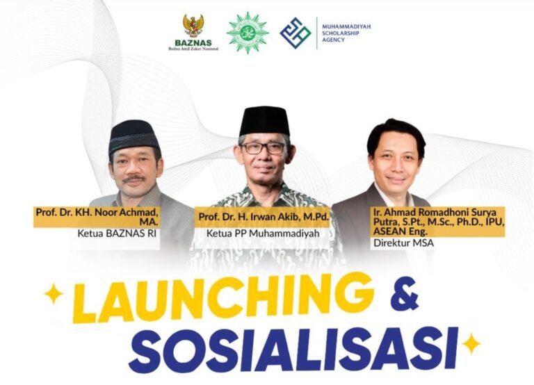 Kolaborasi Muhammadiyah dan BAZNAS Sediakan Beasiswa untuk Cetak Generasi Unggul