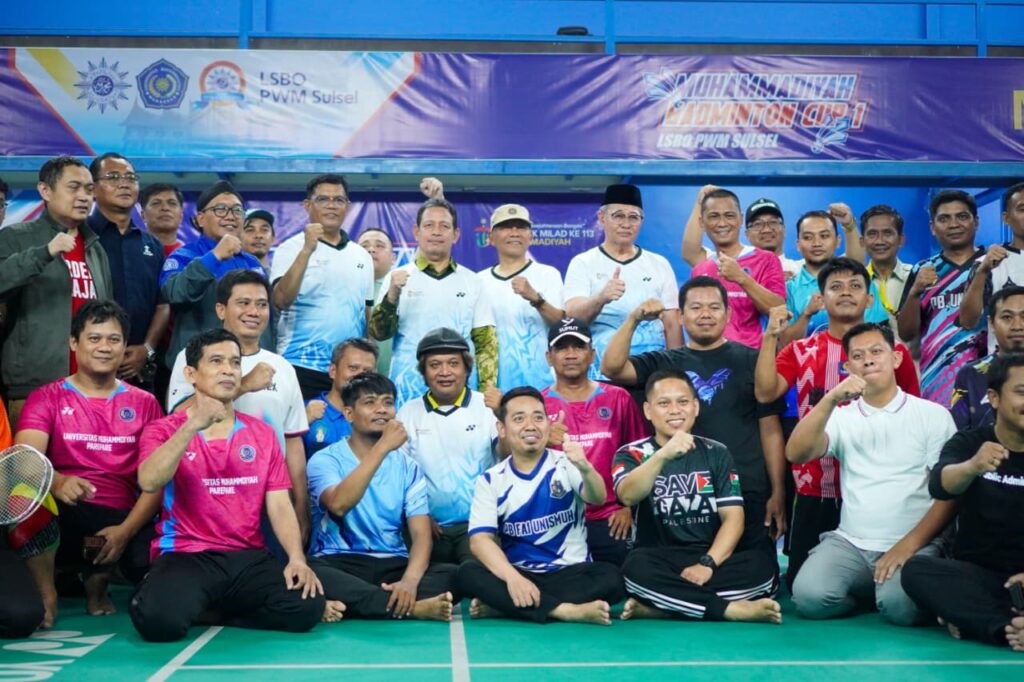 Badminton Cup I Resmi Dibuka, Muhammadiyah Sulsel Semarakkan Milad ke-113