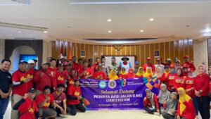 Peringati Milad Muhammadiyah, Komunitas Jaki Mu DIY Tuntaskan Jalan 113 Km bersama Komunitas Penyintas Stroke