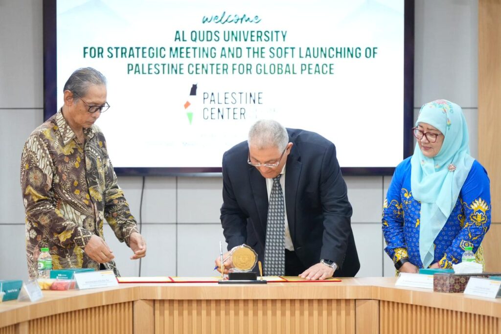 Muhammadiyah Sepakati MoU dengan Al-Quds University: Perkuat Diplomasi untuk Perdamaian dan Kemanusiaan Global