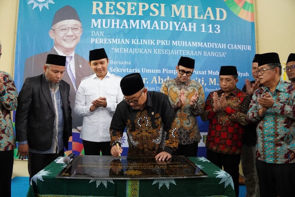 Pulihkan Layanan Kesehatan Pascabencana, Muhammadiyah Resmikan Klinik Pratama PKU di Cianjur