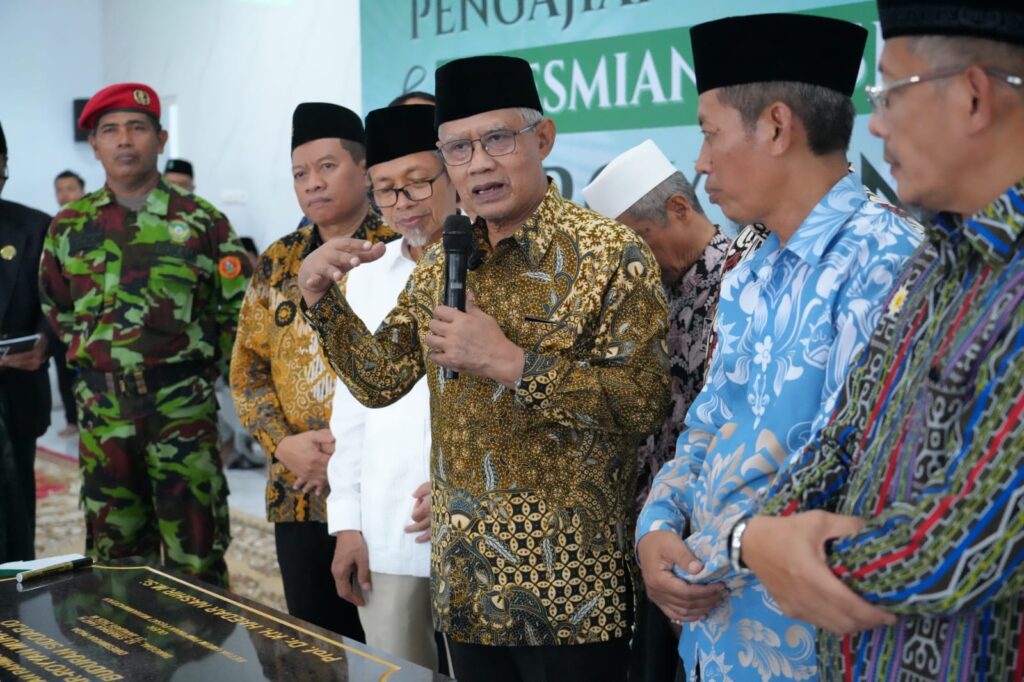 Resmikan Masjid Ar Royyan Muhammadiyah Buduran, Haedar: Jadikan Tempat Bangun Persaudaraan