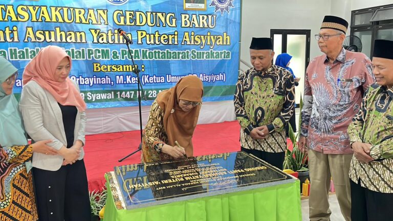 Gedung Baru Panti Kottabarat Diresmikan, ‘Aisyiyah Tegaskan Dakwah Aksi Nyata