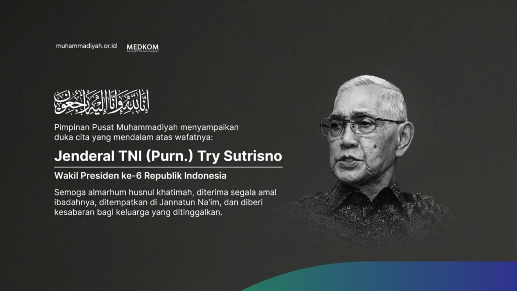 Haedar Nashir: Try Sutrisno Teladan Jiwa Kebangsaan dan Kenegarawanan