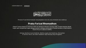 Prajurit Tni Gugur Dalam Misi Perdamaian Pbb Di Lebanon Muhammadiyah Sampaikan Duka