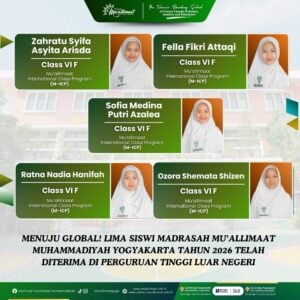 Mu’allimaat Yogyakarta Antar Lima Siswi Menembus Kampus Bergengsi Luar Negeri