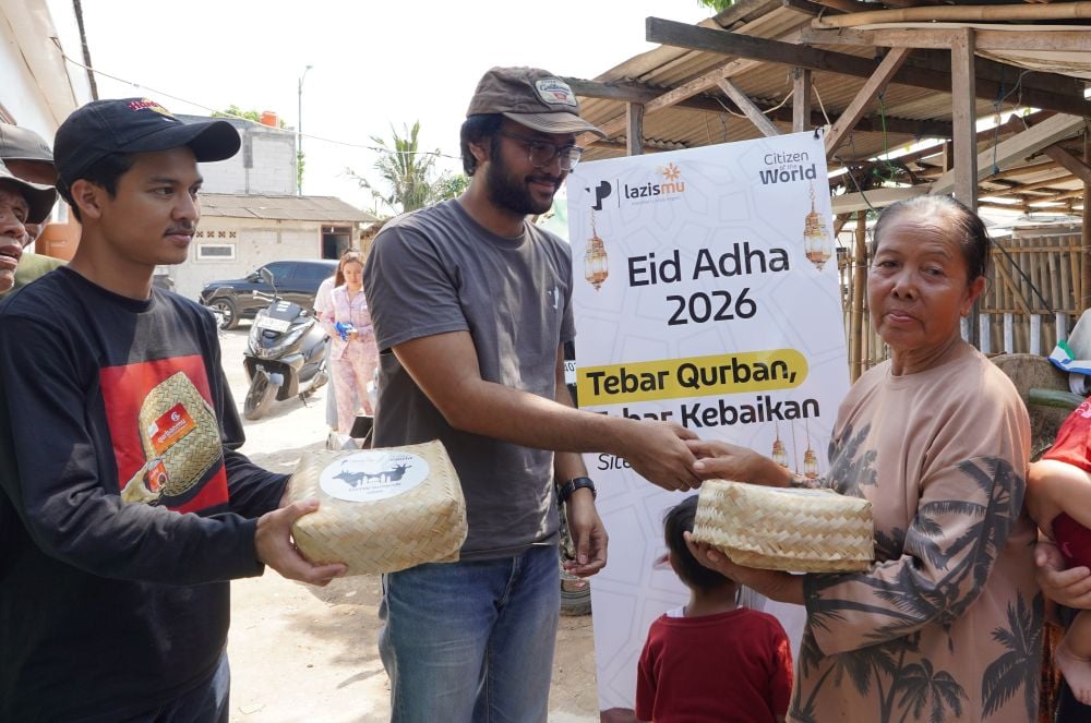 TP Indonesia dan Lazismu Hadirkan Kebahagiaan Kurban untuk Kampung Nelayan Marunda