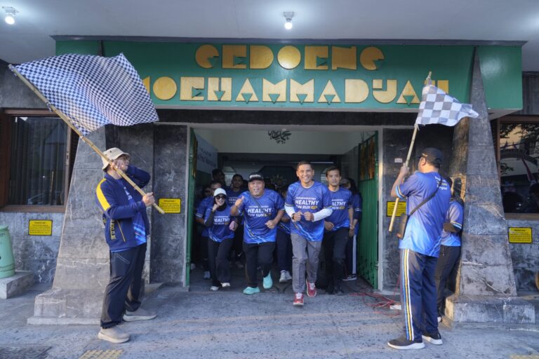 Sehat Dan Gembira Rekan Sekerja Kanotr Pp Muhammadiyah Ramaikan Healthy Fun Run